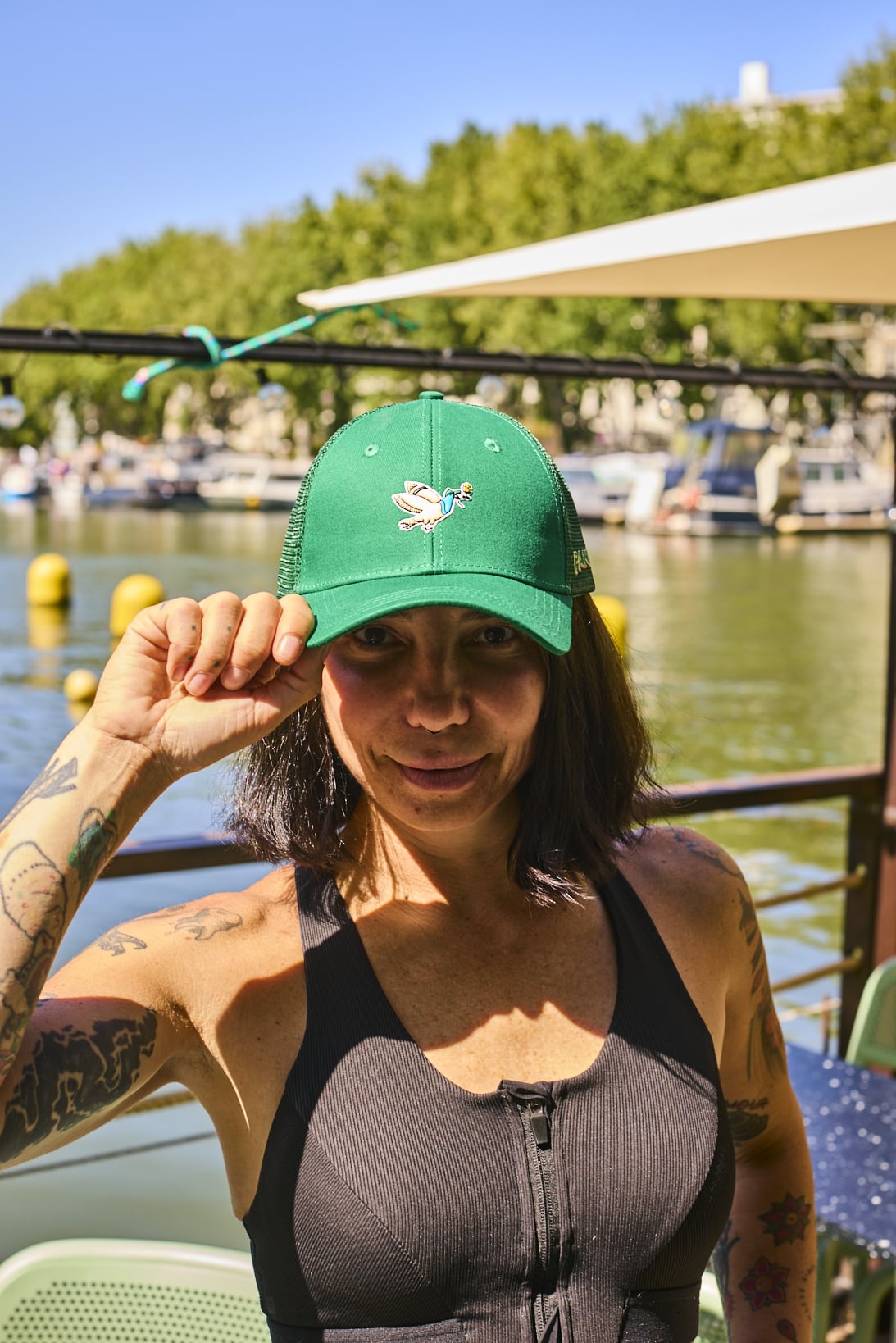 Casquette verte PBC